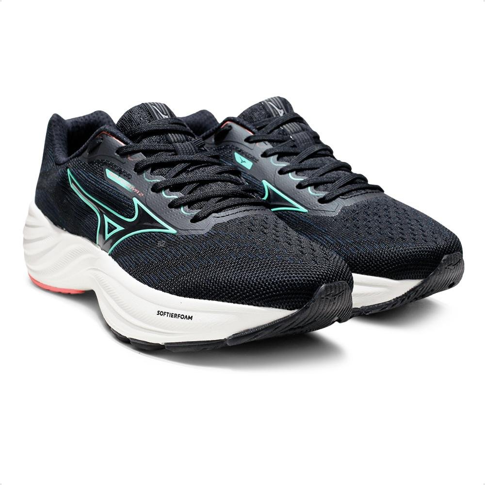 Tênis Mizuno Goya 2 Feminino Preto/Azul 4