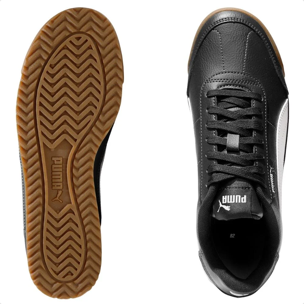 Tênis Puma Turino II Unissex Preto/Branco 5