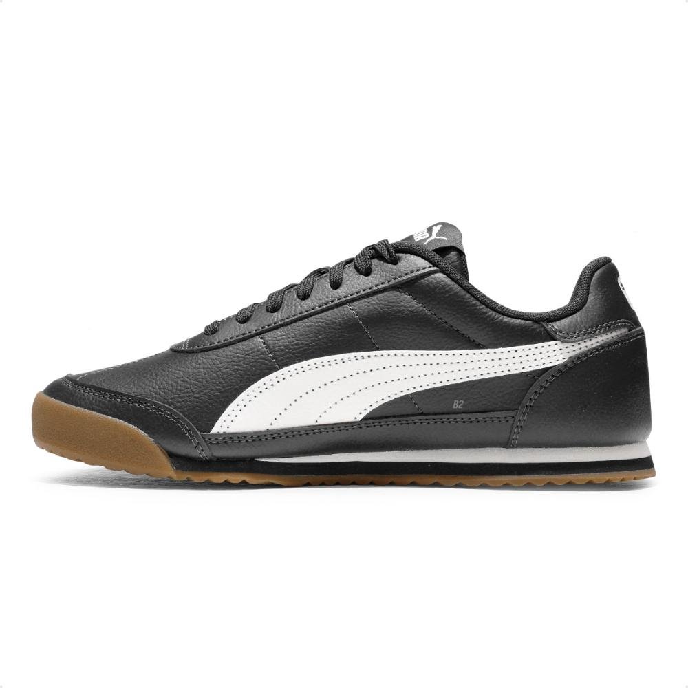 Tênis Puma Turino II Masculino Preto/Branco 2