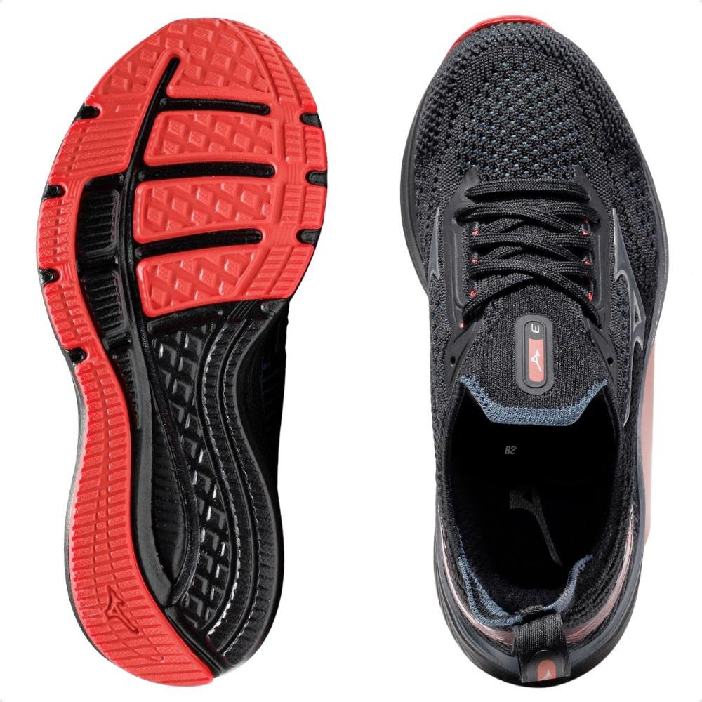 Tênis Mizuno Cool Ride 3 Feminino Preto 6