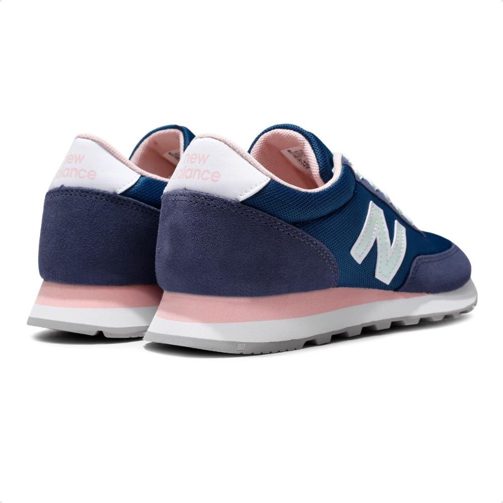 Tênis New Balance 501 Feminino Marinho/Rosa 5
