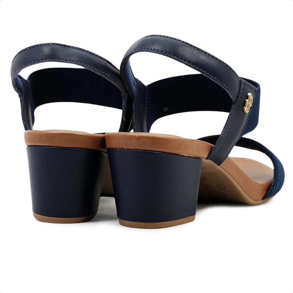 Sandália Usaflex Com Elástico Feminina  Azul 3