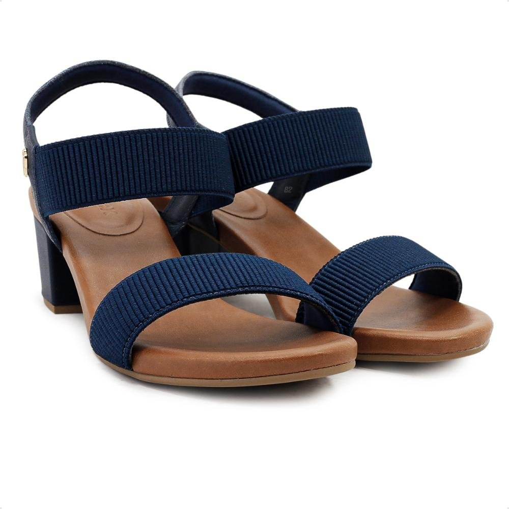 Sandália Usaflex Com Elástico Feminina  Azul 4
