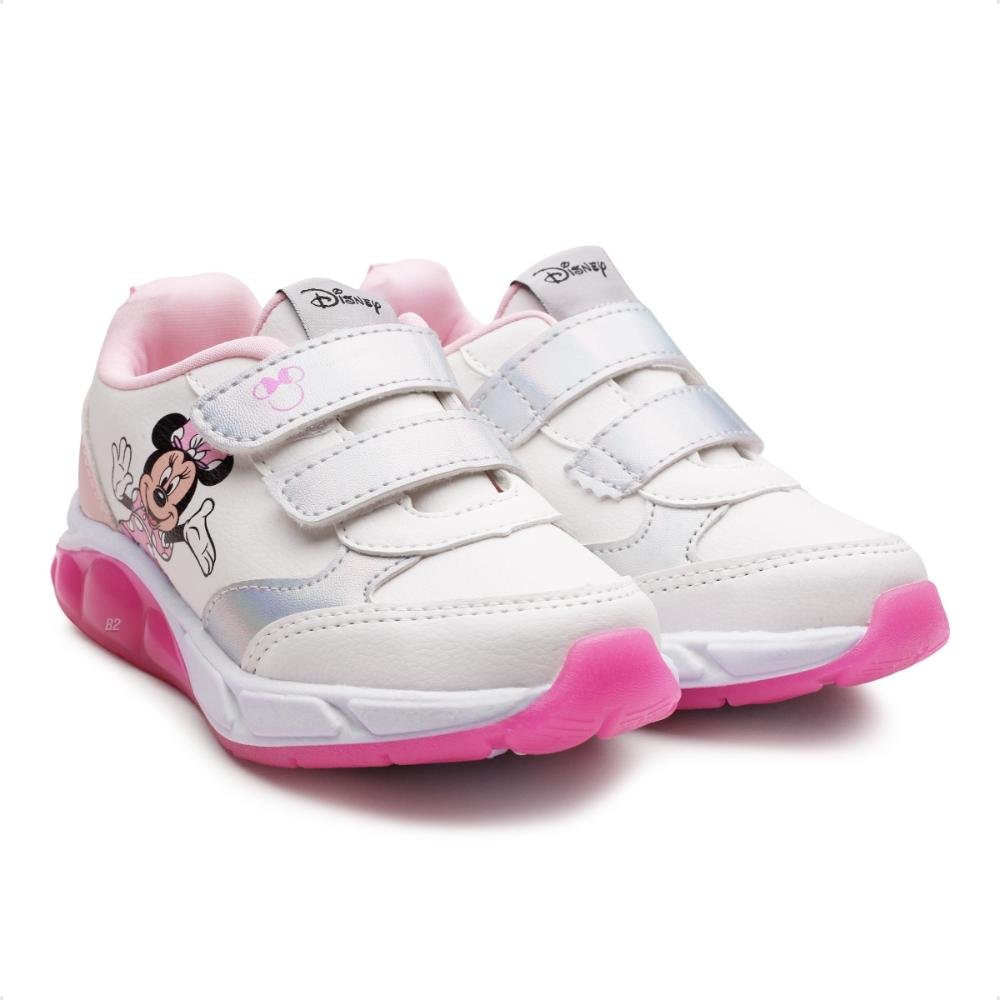 Tênis Casual Infantil  Rosa/Branco 3