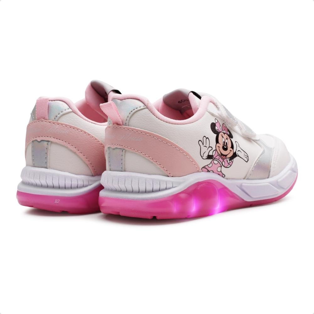 Tênis Casual Infantil  Rosa/Branco 5
