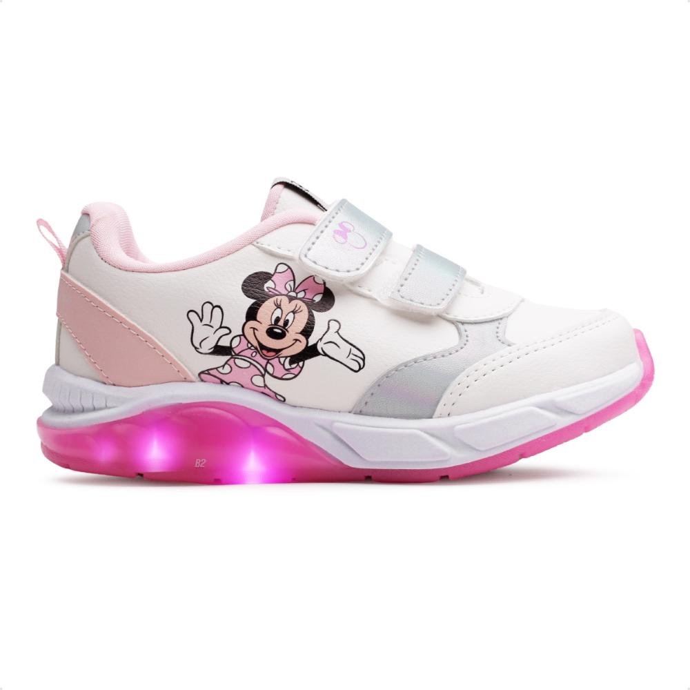 Tênis Casual Infantil  Rosa/Branco 7