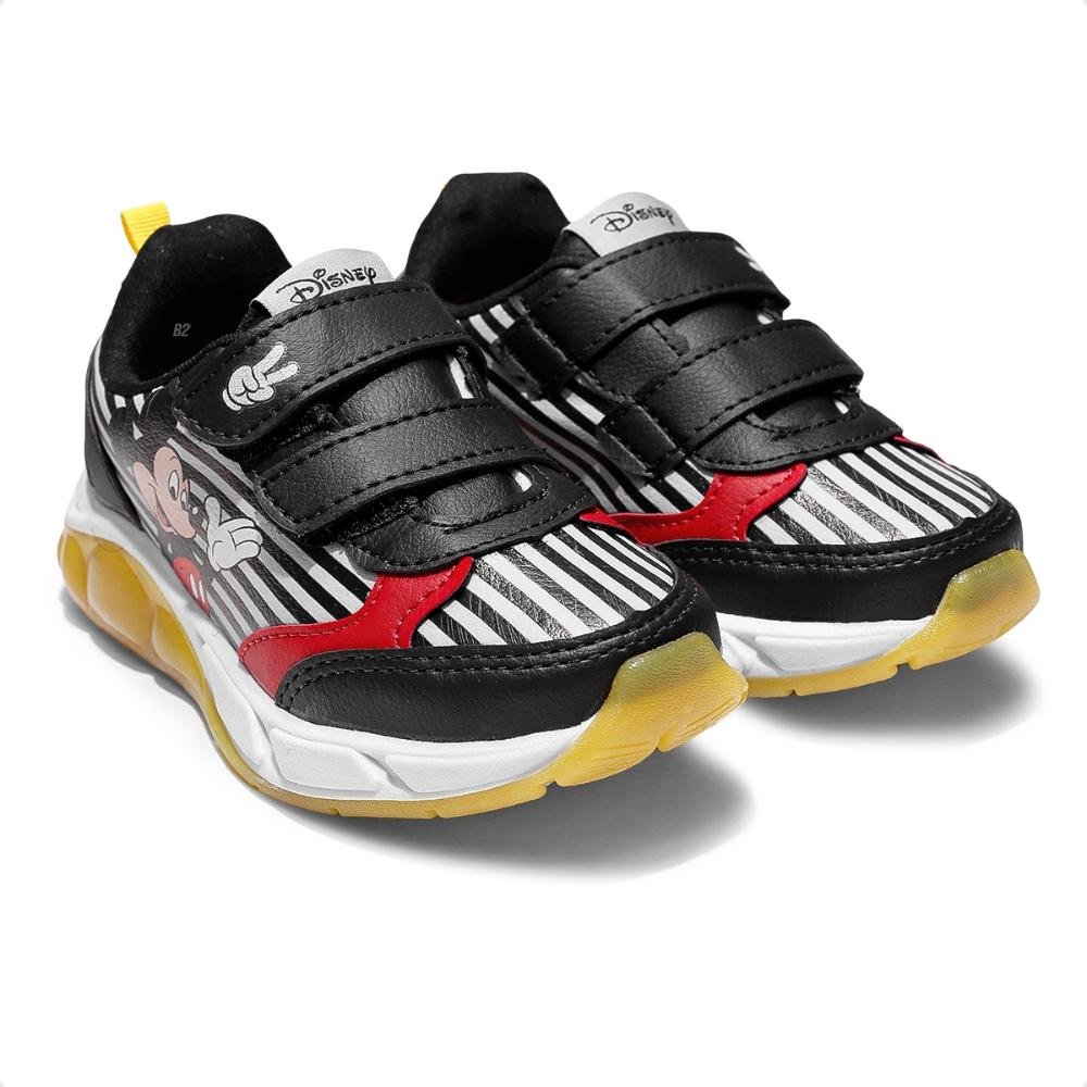 Tênis Casual Infantil Preto/Vermelho 5