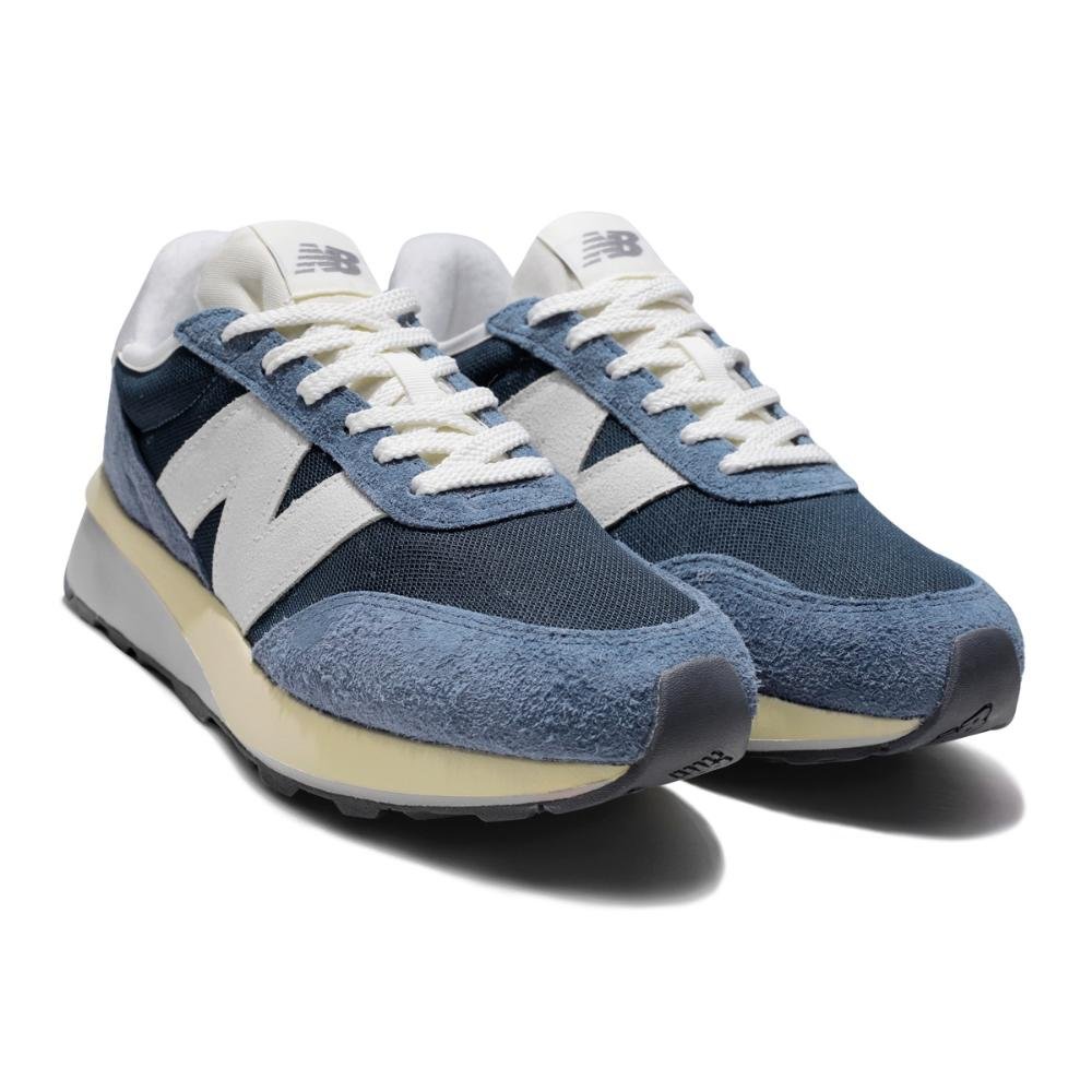 Tênis New Balance 370v1 Feminino Azul Marinho/Bege 3