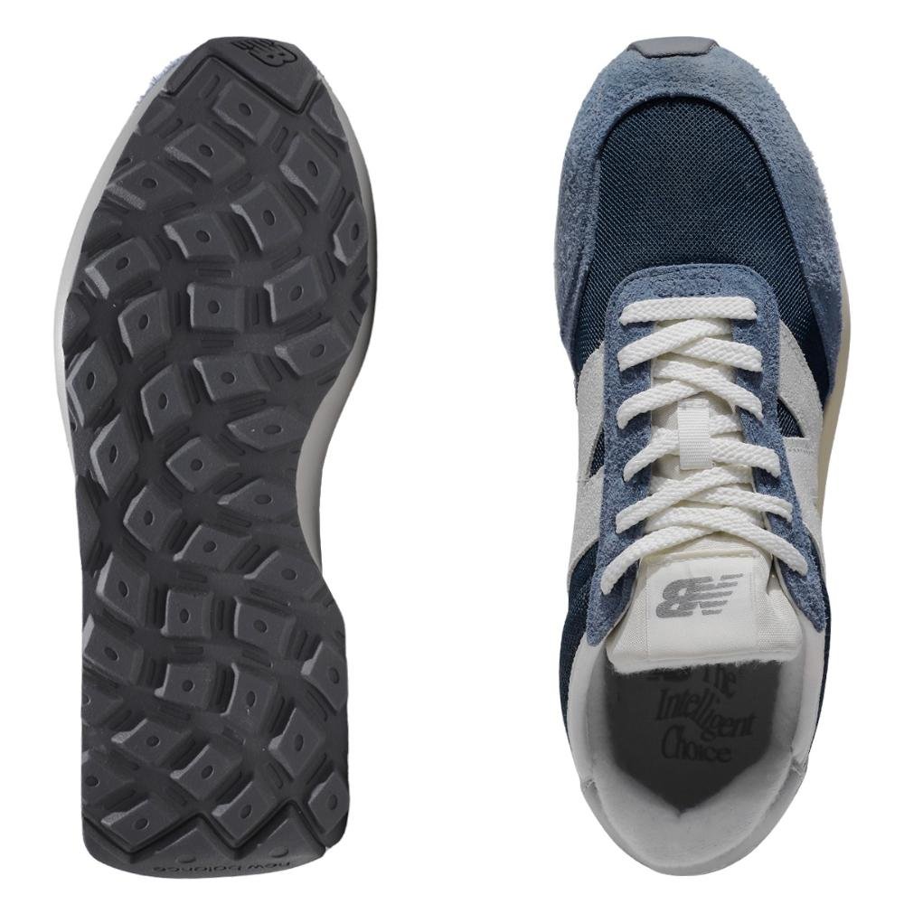 Tênis New Balance 370v1 Masculino Azul Marinho/Bege 6