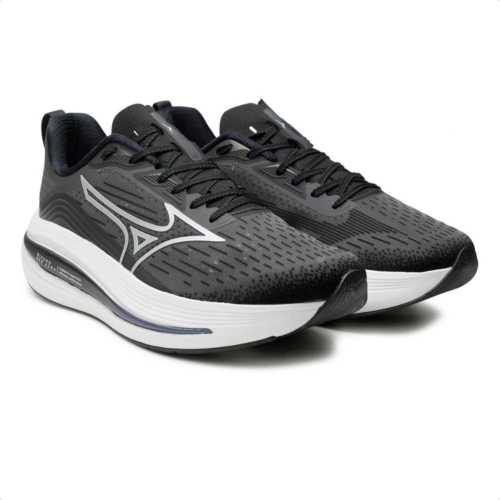 Tênis Mizuno Neo Aura Masculino Preto/Branco 3