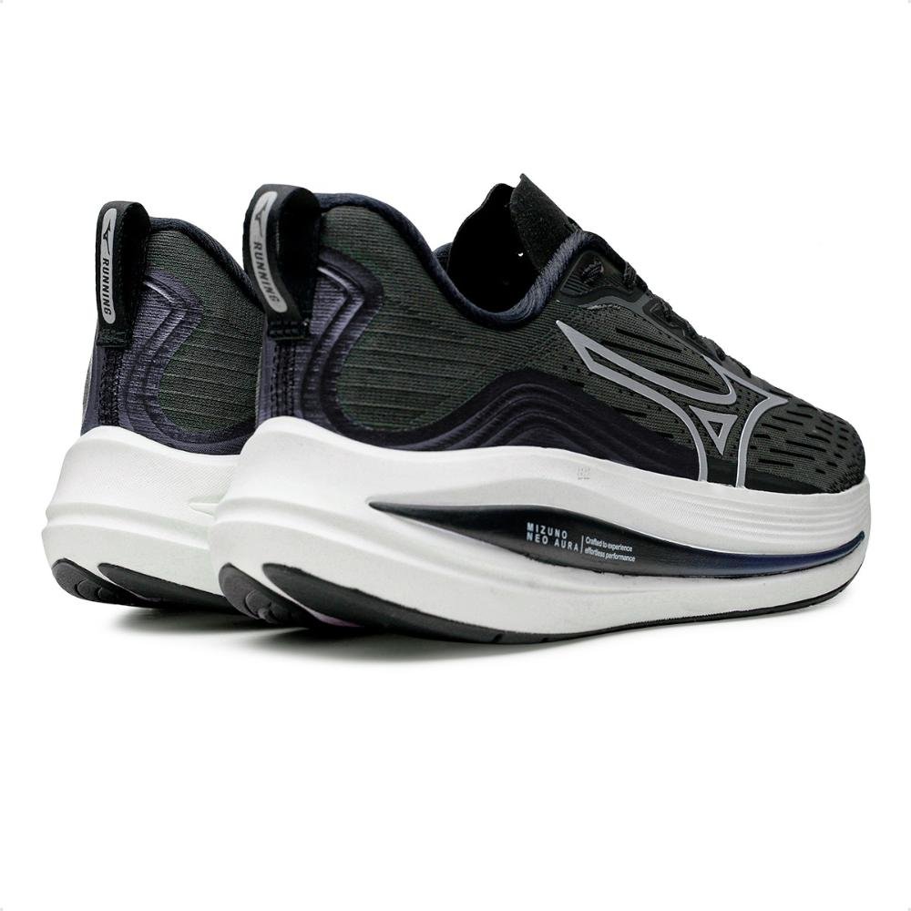 Tênis Mizuno Neo Aura Masculino Preto/Branco 5