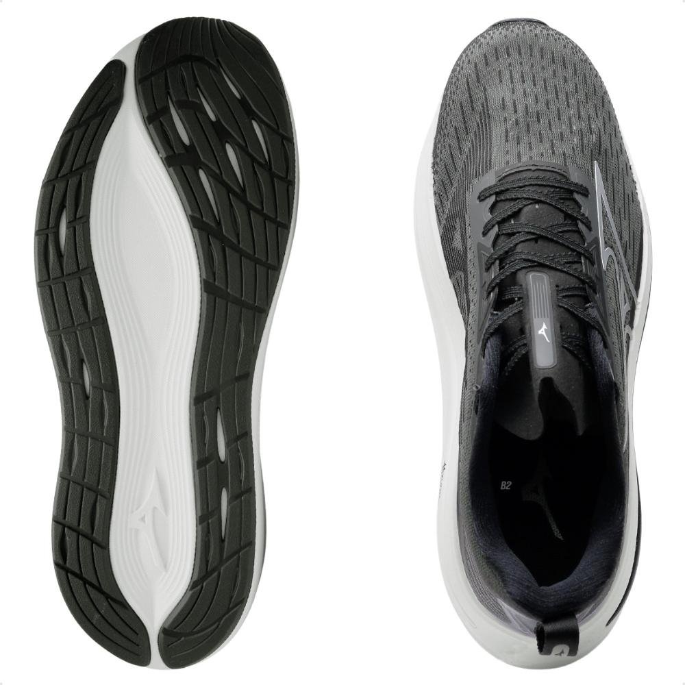 Tênis Mizuno Neo Aura Masculino Preto/Branco 6