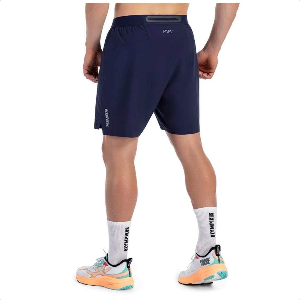 Bermuda Olympikus Corre 7 Masculina Azul Marinho 2