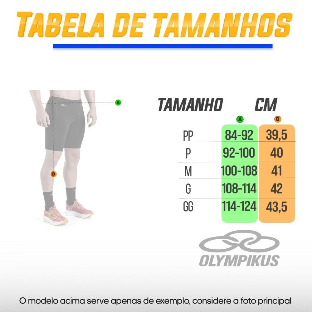 Bermuda Olympikus Corre Com Bolso Masculina Preto 4