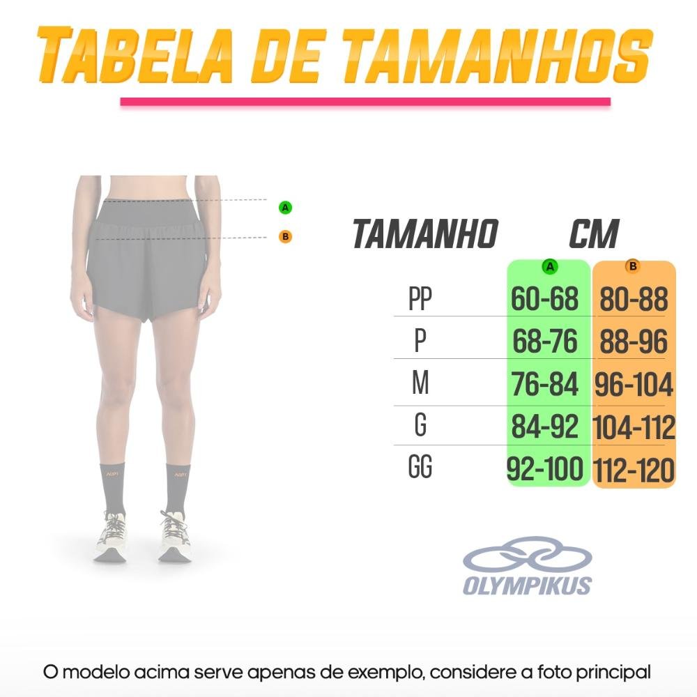 Bermuda Olympikus Corre Feminina Rosa 4