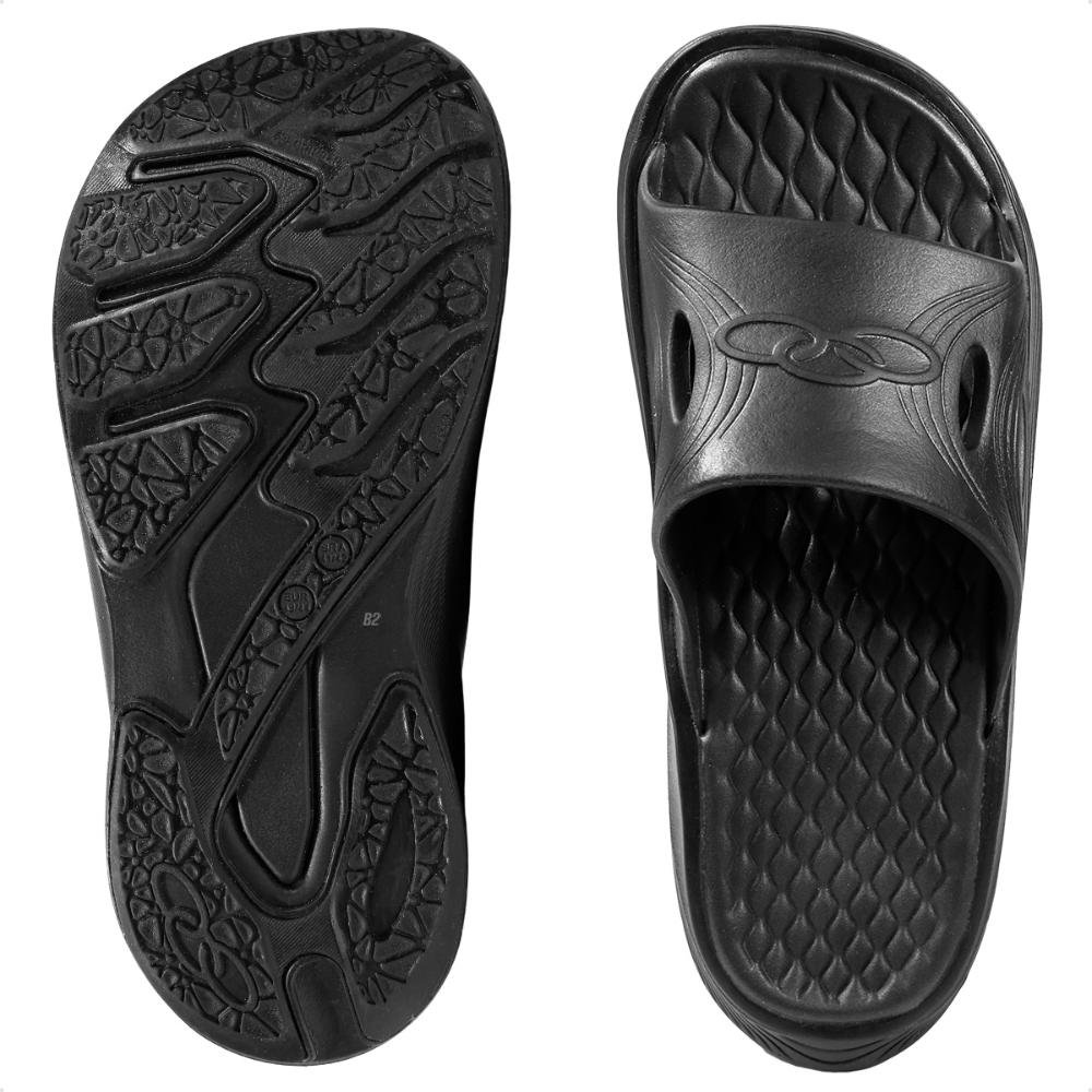 Chinelo Olympikus Pós Corre Unissex Preto 7