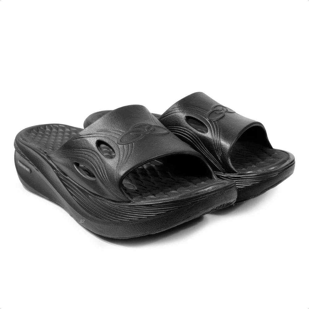 Chinelo Olympikus Pós Corre Unissex Preto 4