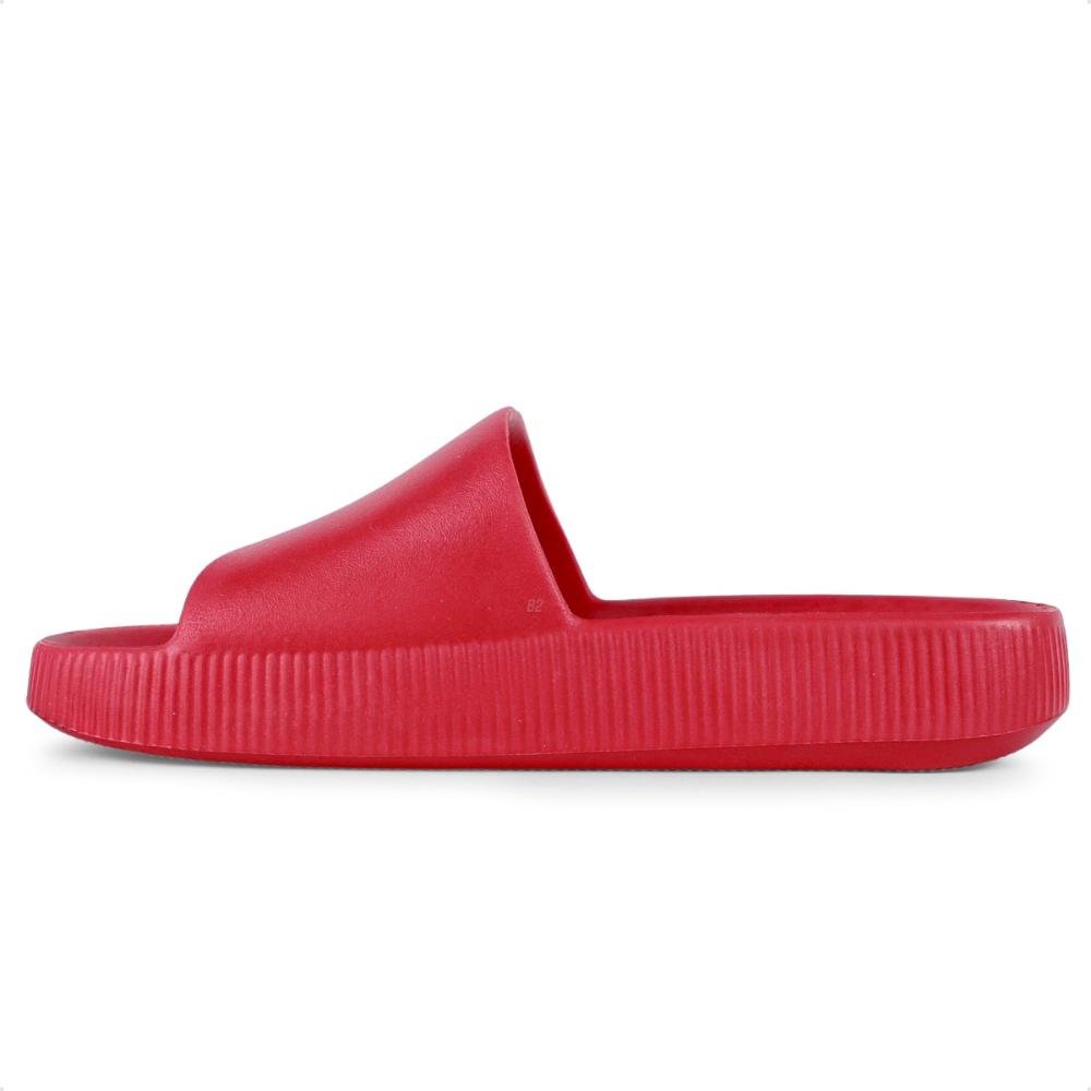 Chinelo Slide Usaflex Poofy Vermelho 3