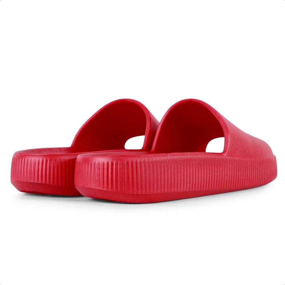 Chinelo Slide Usaflex Poofy Vermelho 6