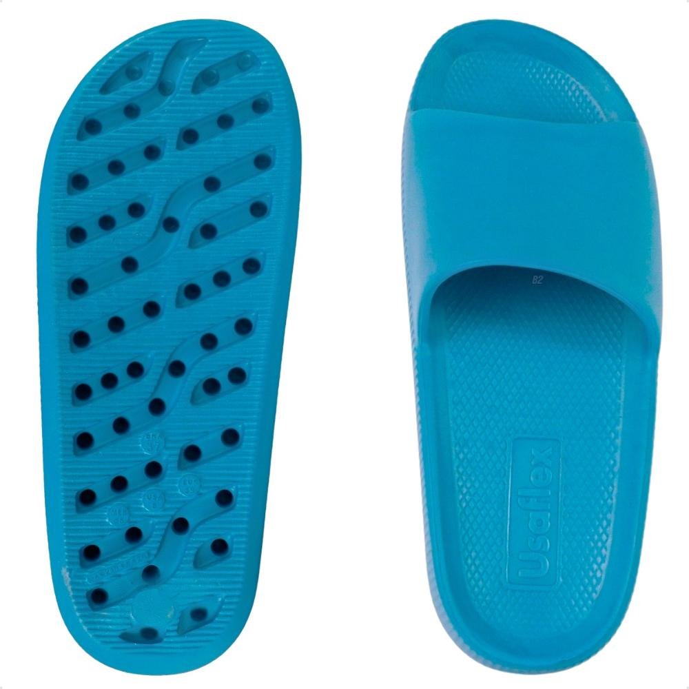 Chinelo Slide Usaflex Poofy Azul 7