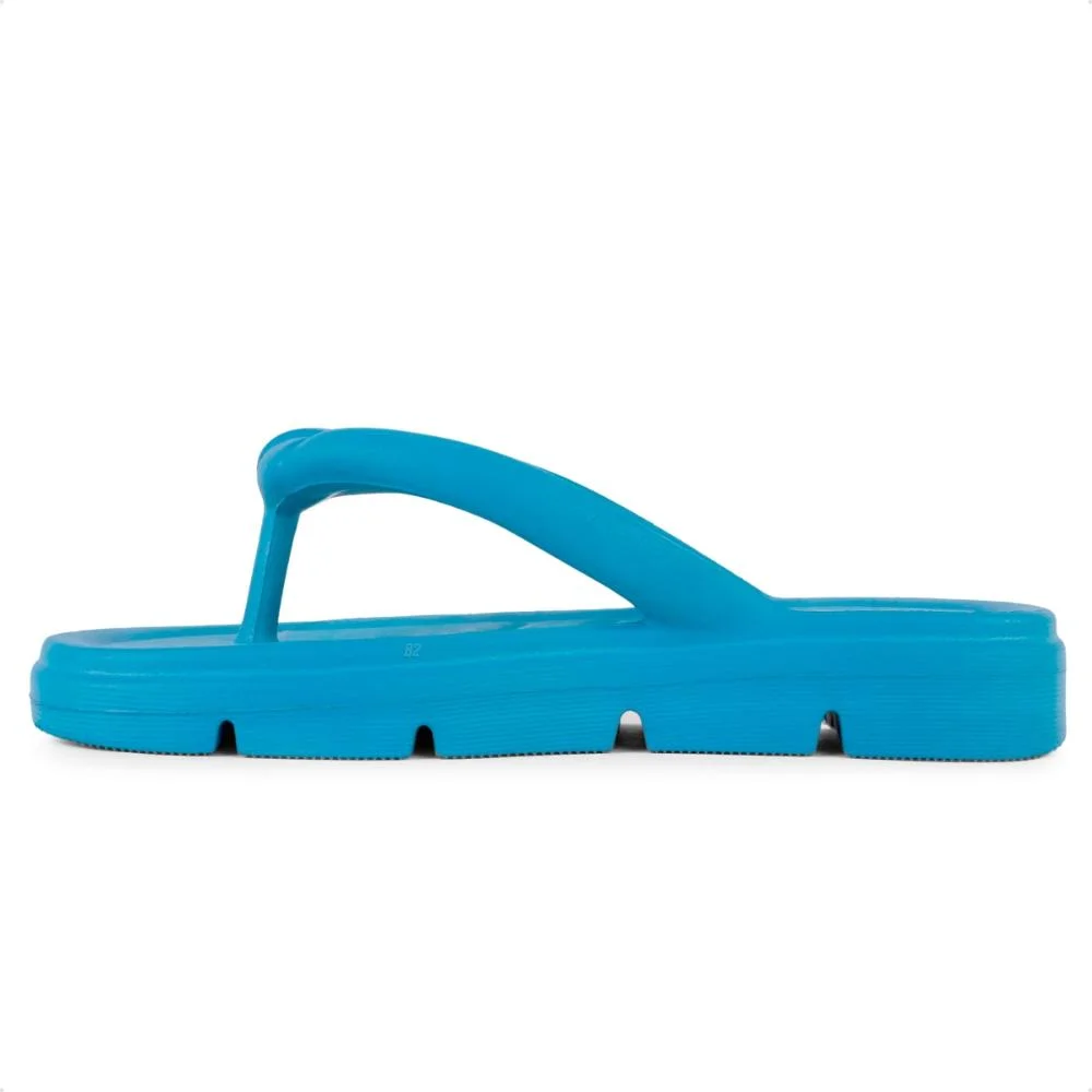Chinelo Usaflex Poofy Plataforma Eva  Azul 3