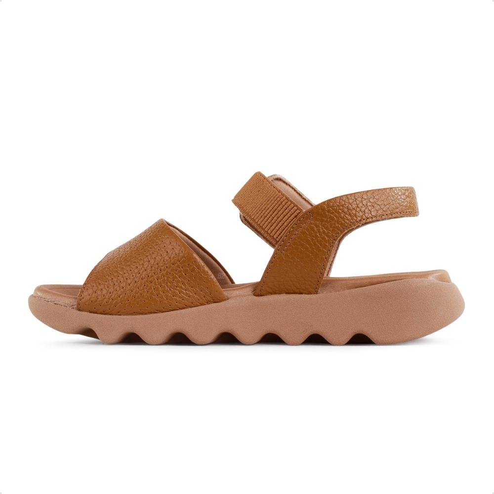 Sandália Usaflex Fivela Feminina Marrom 2