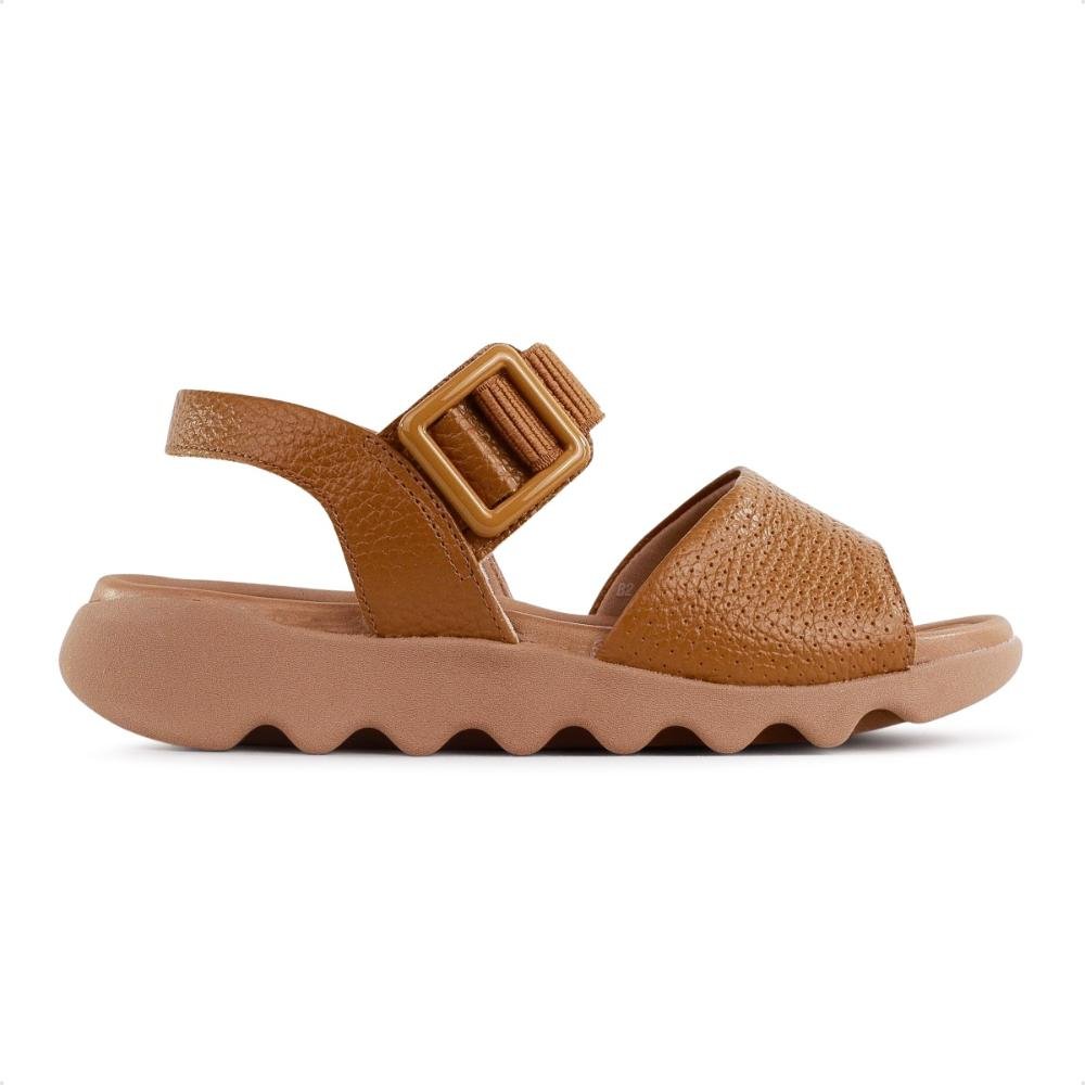 Sandália Usaflex Fivela Feminina Marrom 7