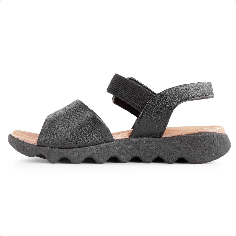 Sandália Usaflex Fivela Feminina Preto 2