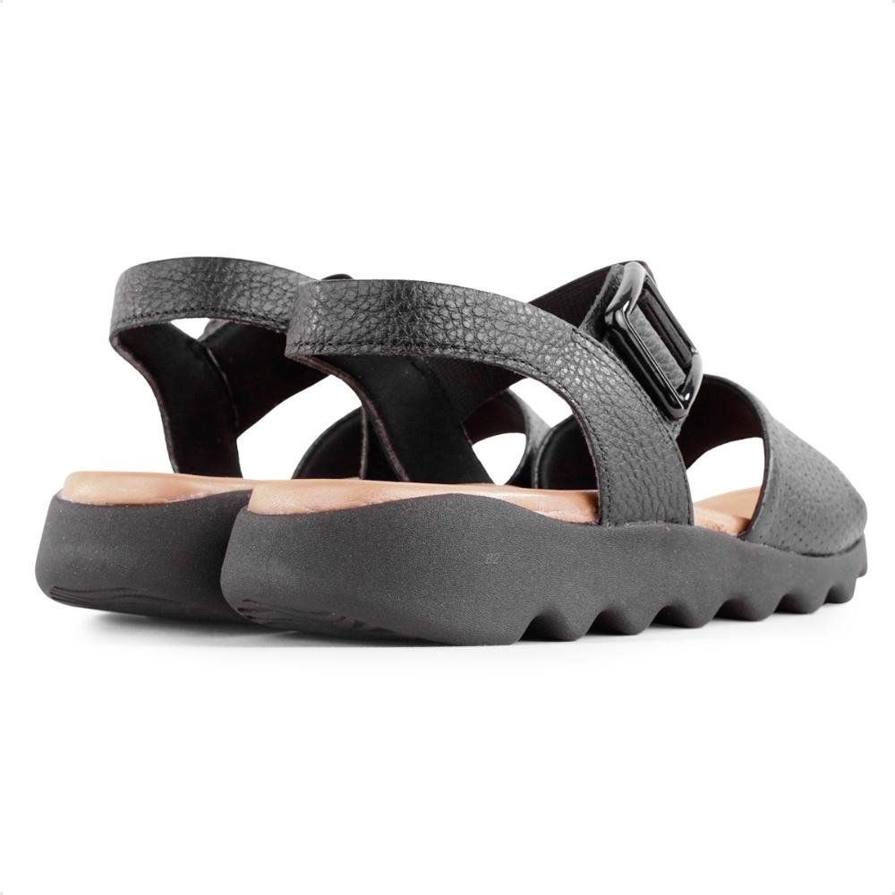 Sandália Usaflex Fivela Feminina Preto 5