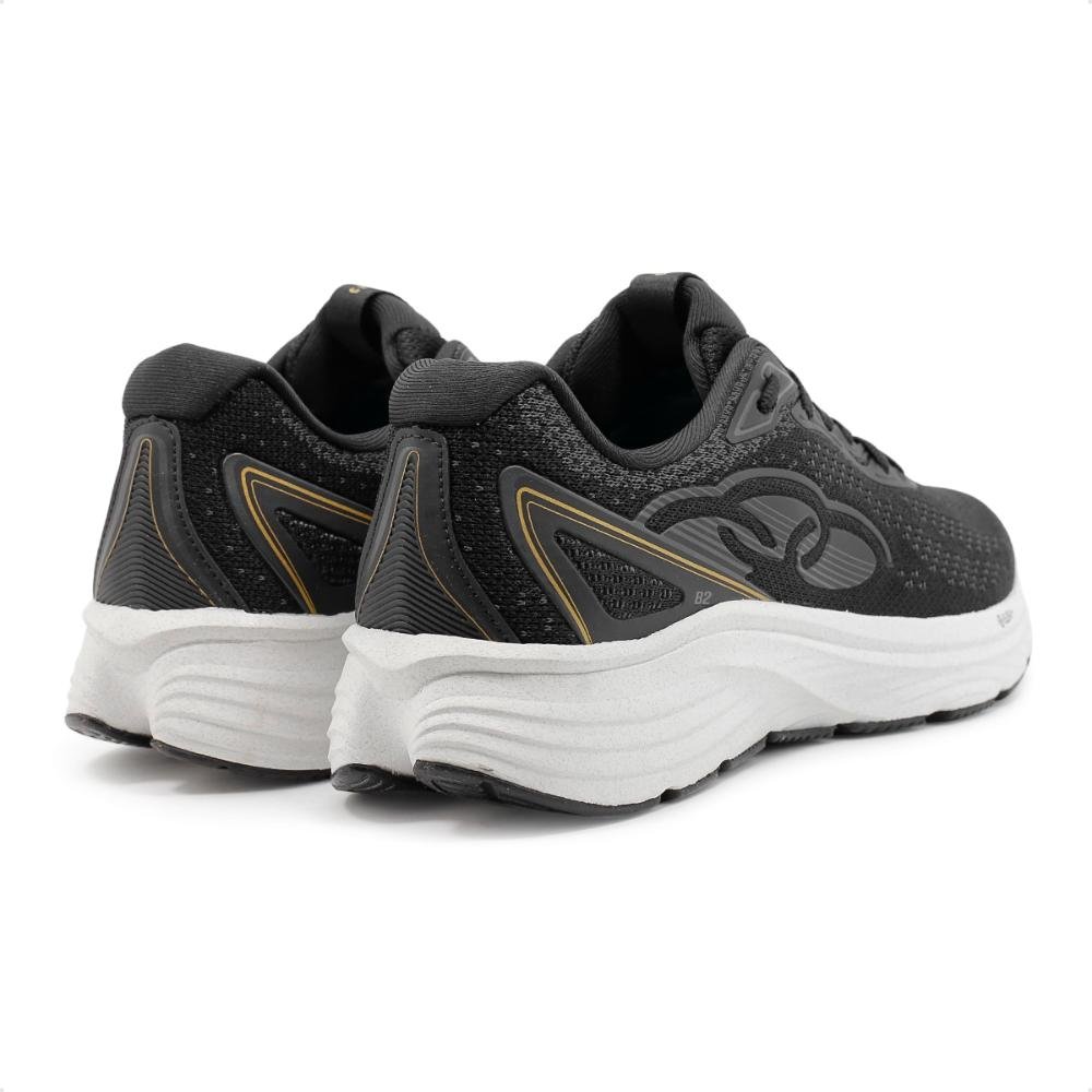 Tênis Olympikus Challenger 5 Masculino Preto/Dourado 3