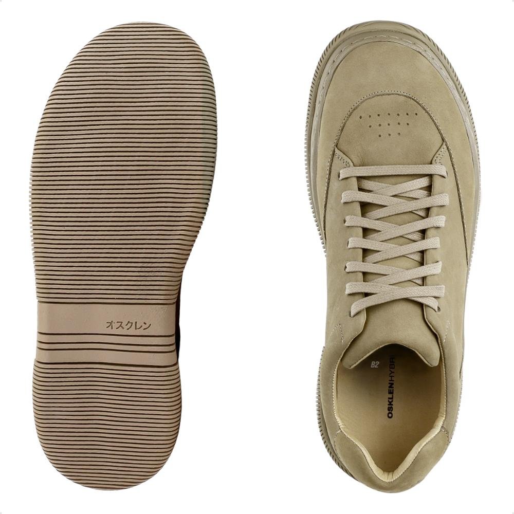 Tênis Osklen Hybrid Laces Nobuck Monochromatic Masculino Bege/Marrom 5