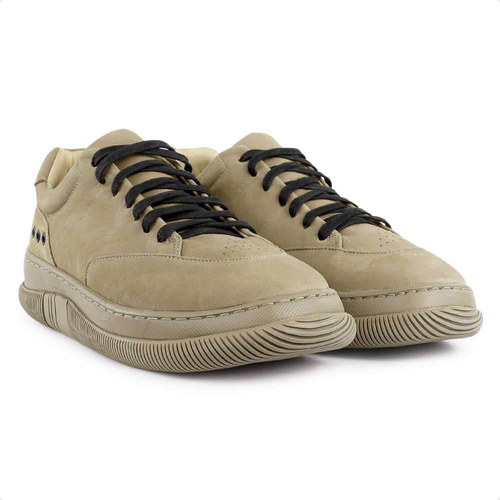 Tênis Osklen Hybrid Laces Nobuck Monochromatic Masculino Bege/Marrom 6