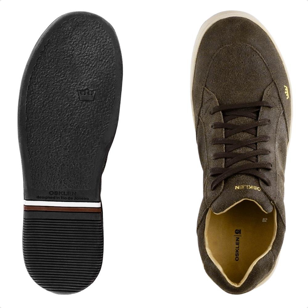 Tênis Osklen Soho Masculino Marrom Escuro 6
