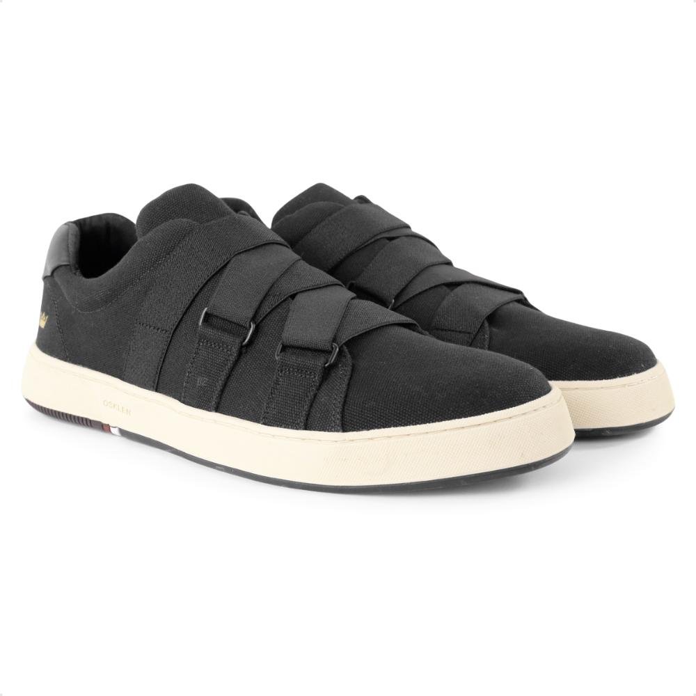 Tênis Osklen Soho Elástico Masculino Preto 4