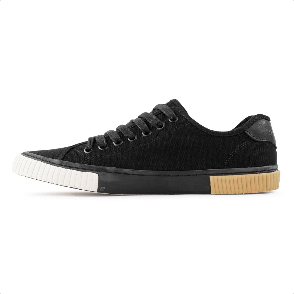 Tênis Osklen Canvas Triple Sole Masculino Preto/Bege 2