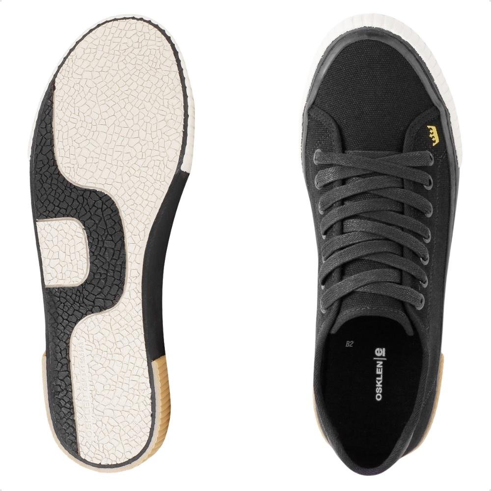 Tênis Osklen Canvas Triple Sole Masculino Preto/Bege 6
