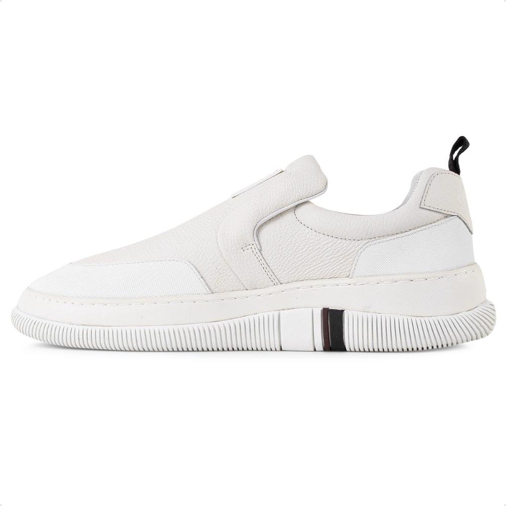 Tênis Osklen Hybrid Label Slip On Masculino Branco/Bege 2