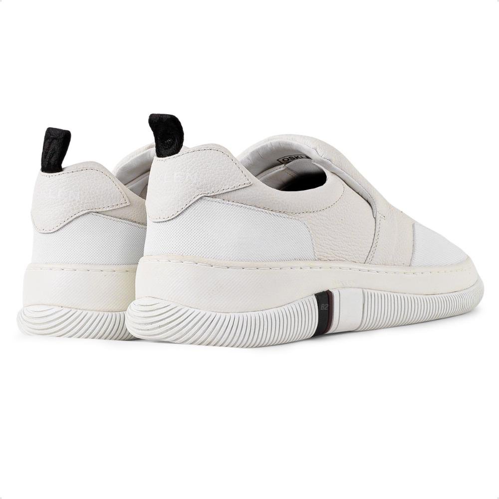 Tênis Osklen Hybrid Label Slip On Masculino Branco/Bege 5