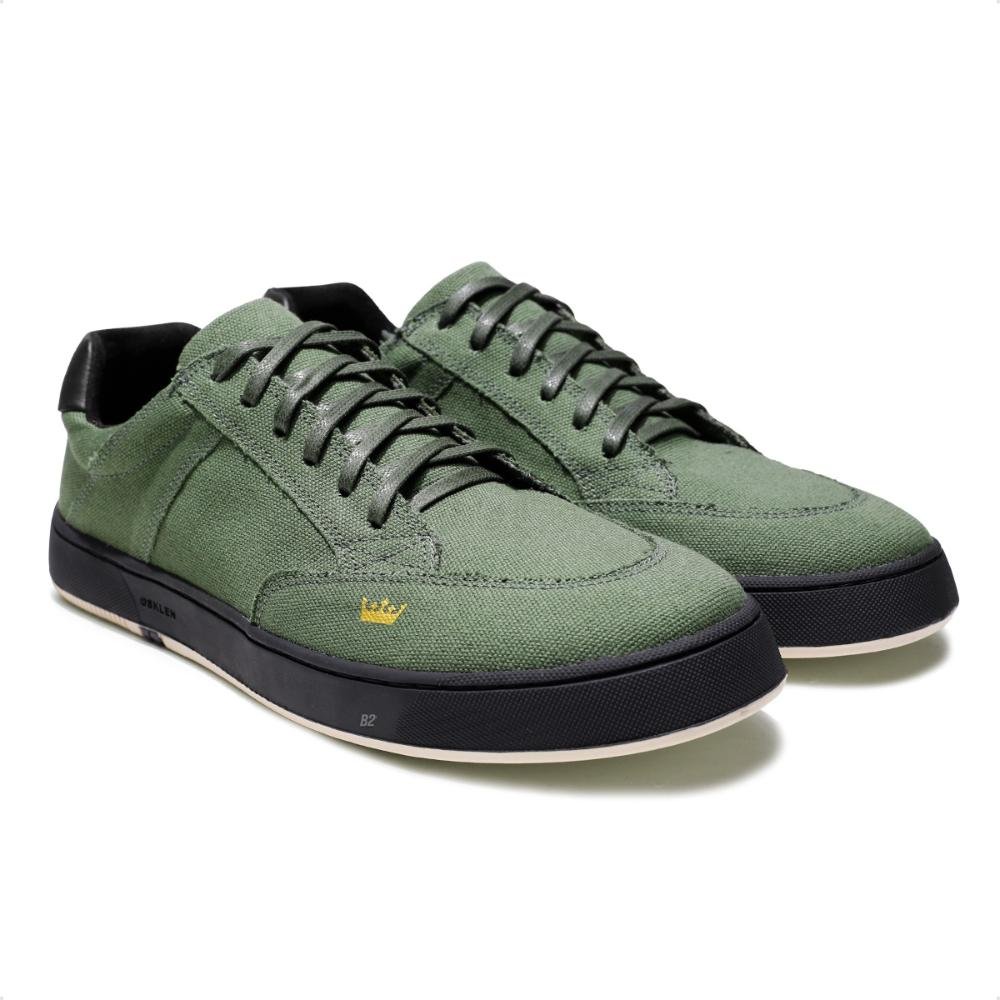 Tênis Osklen Soho Lona Black Sole Masculino Verde/Preto 3