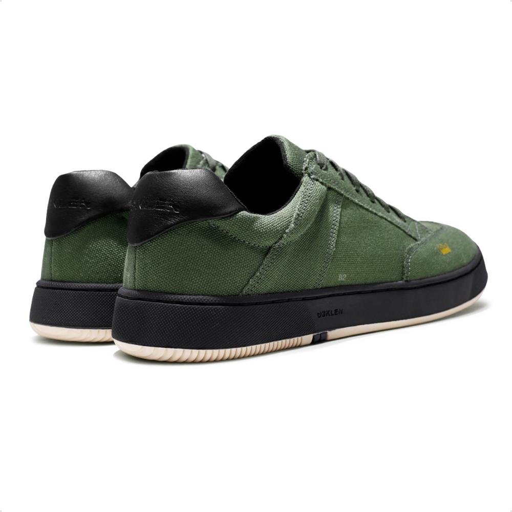 Tênis Osklen Soho Lona Black Sole Masculino Verde/Preto 5