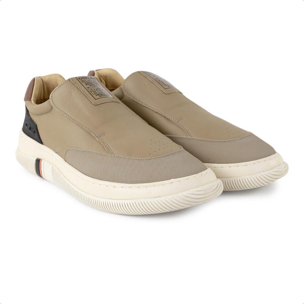 Tênis Osklen Hybrid Bare Slip on Masculino Bege/Preto 3