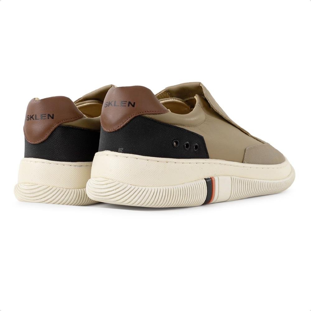 Tênis Osklen Hybrid Bare Slip on Masculino Bege/Preto 5