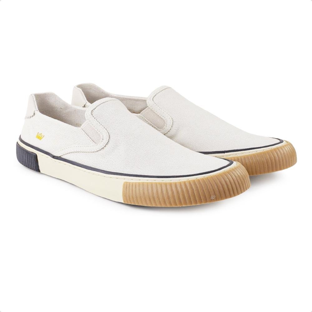 Tênis Osklen Canvas Slip On Triple Sole Masculino Areia 3