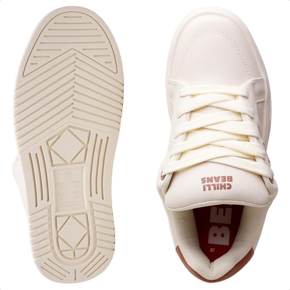 Tênis Chilli Beans Basic Feminino Bege/Marrom 6