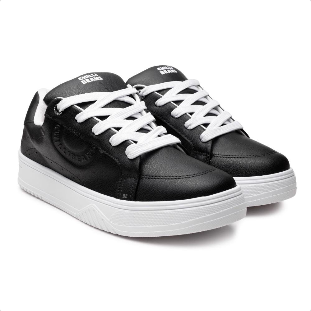 Tênis Chilli Beans Basic Unissex Preto/Branco 3