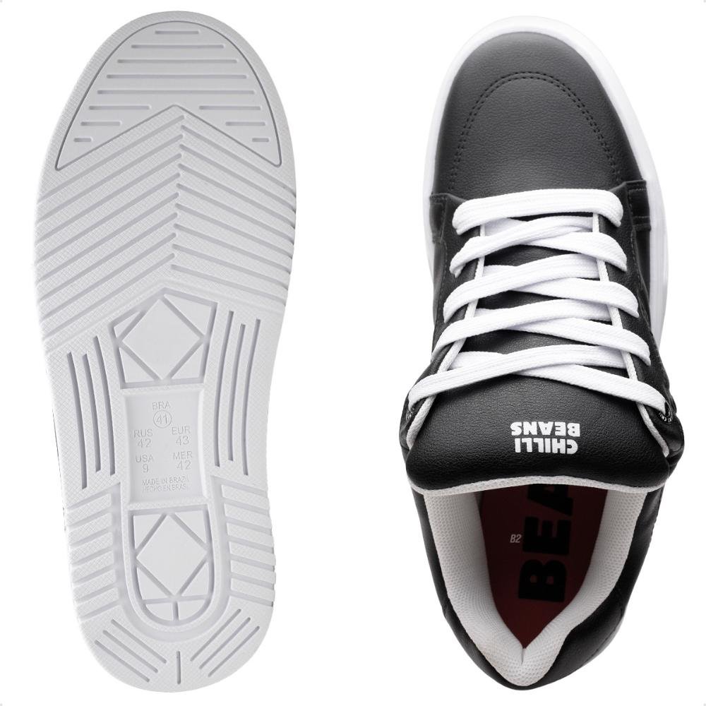Tênis Chilli Beans Basic Unissex Preto/Branco 6