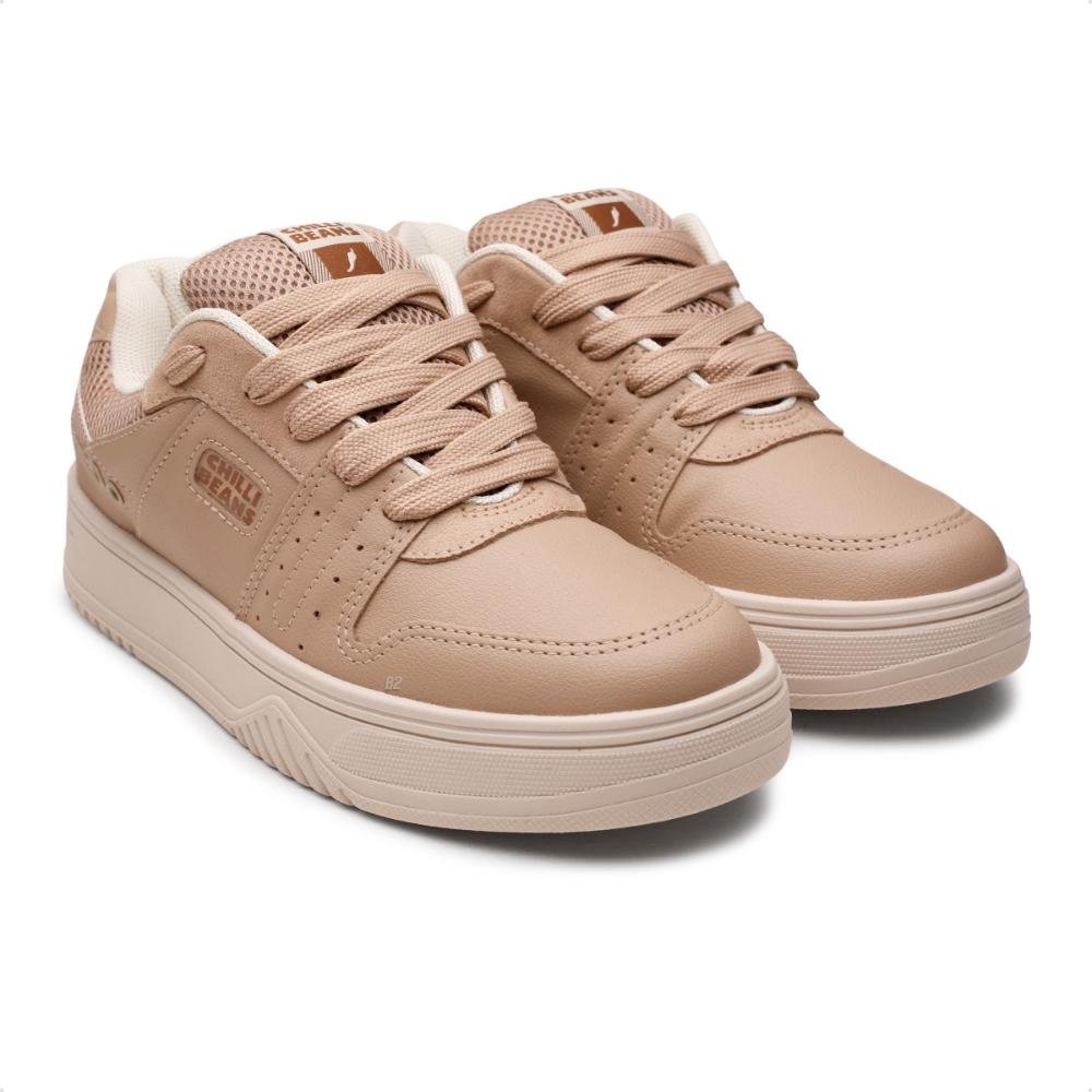 Tênis Chilli Beans Silver Feminino Marrom/Bege 3