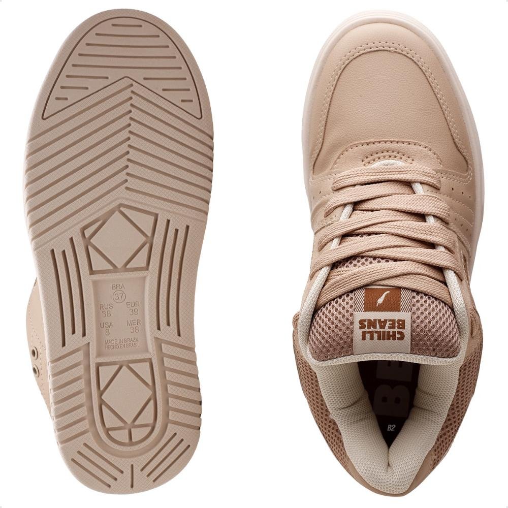 Tênis Chilli Beans Silver Feminino Marrom/Bege 5