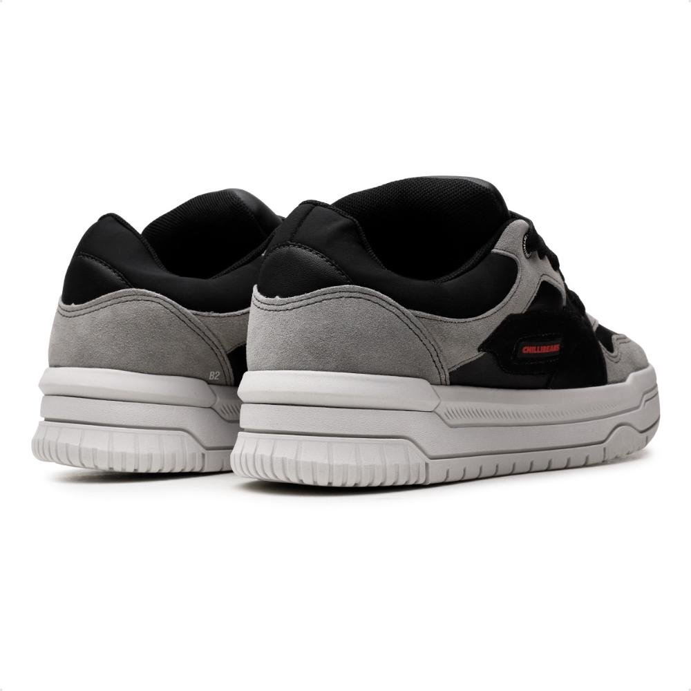 Tênis Chilli Beans Premium Casual Unissex Cinza/Preto 5