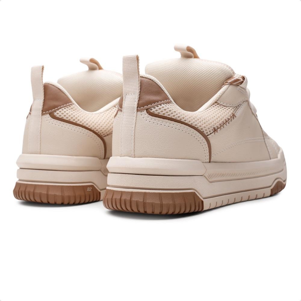 Tênis Chilli Beans Sneaker Gold Feminino Bege/Marrom 5